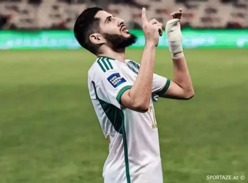 “Qarabağ”ın futbolçu Əlcəzair millisinin heyətində qol vurub